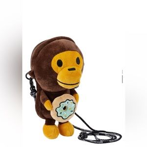 Brown Baby Milo Donut Phone Pouch